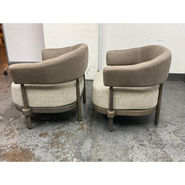 Christophe Delcourt Gum Lounge Chairs, Pair For Sale - Image 4 of 12