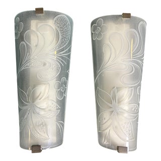 Wall Lamps by Pietro Chiesa for Fontana Arte, 1950s, Set of 2 For Sale