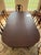 1980s Baker Historic Charleston Mahogany Dining Table w/ 2 Leaves & 6 Shield-Back Chairs For Sale - Image 15 of 17