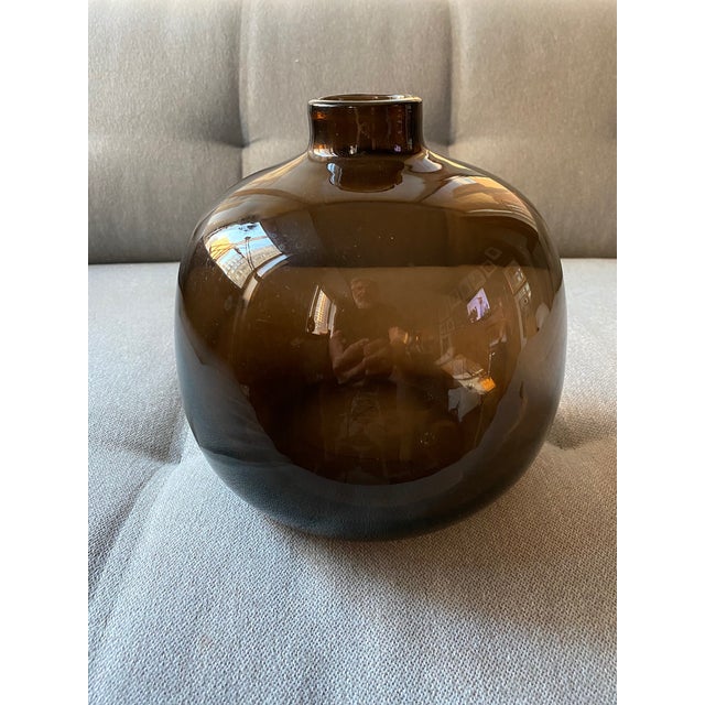 Vintage Crate and Barrel Coco Glass Vase Chairish