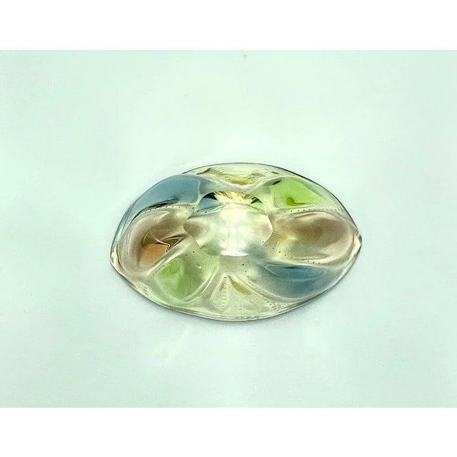 Art Glass Czech Pizzicato Bowl attributed to Hana Machovska for Mstišov/Moser Karlovarske Glass, 1960s, in Flawless...