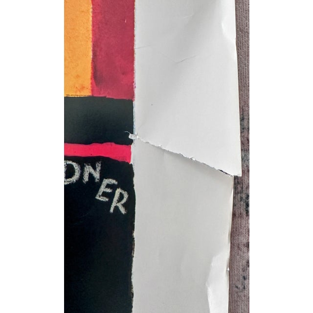 Paper Original Richard Lindner 'Spoleto 1974' Large Poster 45" X 34" For Sale - Image 7 of 12