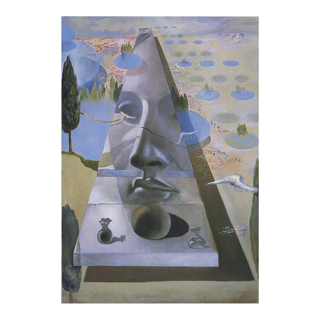Salvador Dali Appearance of the Face of Aphrodite of Cnidus in a Landscape, 1998 For Sale