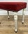 Vintage French Stool in Fabric For Sale - Image 10 of 11