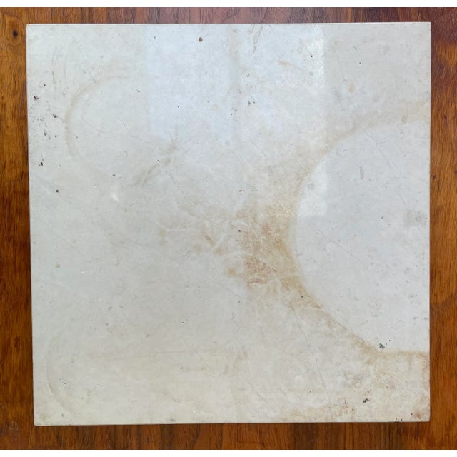 Mid-Century Oil Portrait on Tile – “Girl With Red Hair,” Van Gogh-Style Impasto, European School For Sale - Image 9 of 9