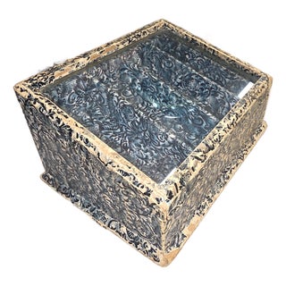 Antique Paper and Glass Display Box For Sale