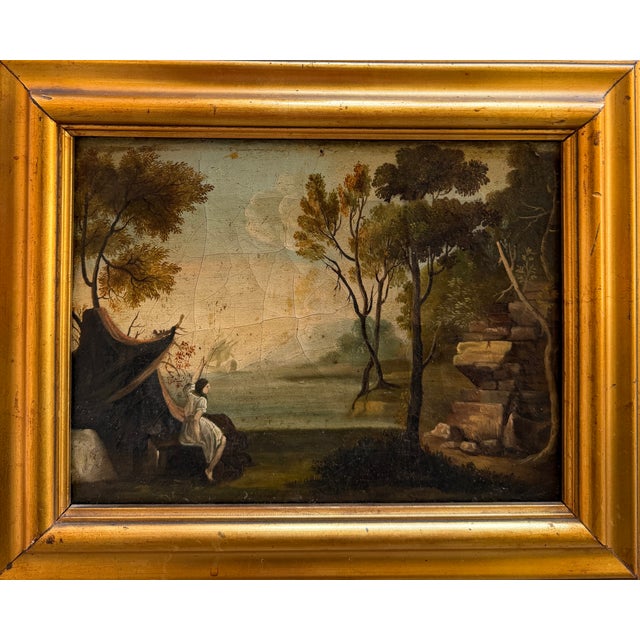 Unknown, Portrait of a Woman, 1800s, Oil on Canvas For Sale - Image 7 of 7