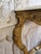 White French Louis XV Style Carved Giltwood Console Table With White Marble Top For Sale - Image 8 of 15