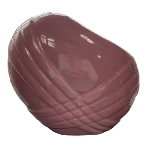 Vintage 1980s Pink Glaze Slanted Art Deco Post Modern Design Vase Criss Cross Pattern