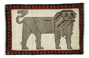 Hand-Knotted Gabbeh Nomad Rug