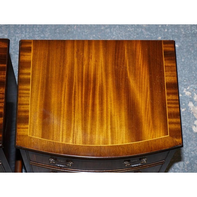 Vintage English Bedside Tables, Set of 2 For Sale - Image 12 of 17