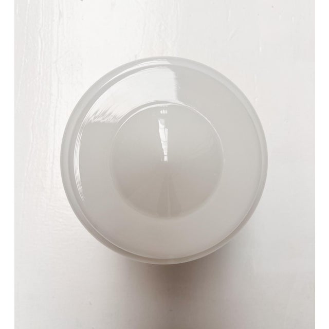 Silver Opal Glass Gispen Ceiling Lamp by Giso, 1960s For Sale - Image 8 of 12