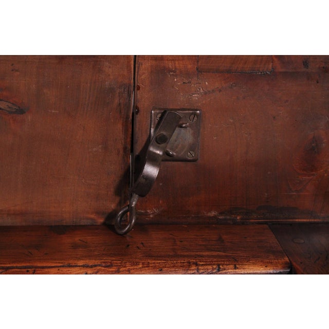 Baroque Style Elm Wood Dining Room Table For Sale - Image 11 of 13