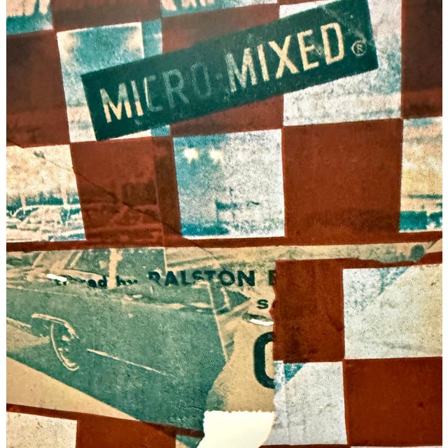 Printmaking Materials 1970s Robert Rauschenberg, Large Pop Art Screenprint Collage Photo Lithograph Goat Chow Robert Rauschenberg For Sale - Image 7 of 17