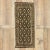 Brown Vintage Persian Mashhad Rug, 01'10 X 03'11 For Sale - Image 8 of 9