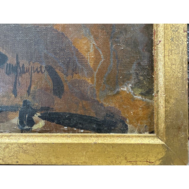 Gérard Pamboujian, Battle of the Pyramids. Oil on Canvas, 1975 For Sale - Image 3 of 9