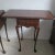 Wood Twin Vintage Mahogany Drop Leaf Bedside Tables For Sale - Image 7 of 10