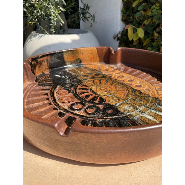 Vintage Mid Century Pottery Craft Ceramic Catch-All For Sale - Image 10 of 12