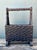 Vintage Carved Pine Wood Basket For Sale - Image 10 of 12