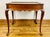Vintage Queen Anne Style Mahogany Tea Table For Sale - Image 4 of 10
