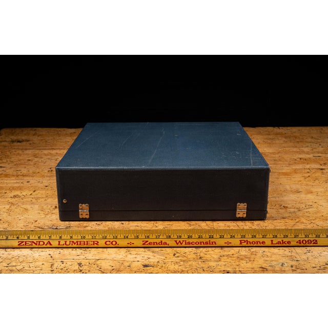 Vintage Twin-Dor Sliding Shower Door Salesman Sample Display Case For Sale - Image 16 of 16