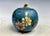 An exquisite antique Japanese cloisonné enamel footed jar (or incense burner/censer) dating from the late Meiji to early...