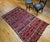 Mid 20th Century Vintage Moroccan Tribal Kilim Rug, Handwoven Wool, Stripe Pattern, Red & Blue, 5x8 For Sale - Image 5 of 18