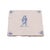 Traditional Pair of Delft Double Figure Faience Tiles in Cobalt Blue, C. 1600’s For Sale - Image 3 of 7