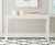 Mid Scandinavian Lacquer Console Table in White For Sale - Image 4 of 5