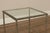 Vintage Pair of Iron Glass Top Nesting Tables For Sale - Image 11 of 12