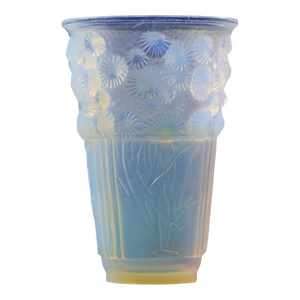 Sabino French 1930s Art Deco Opalescent Glass Vase