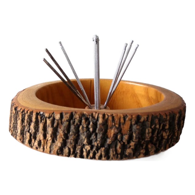 Mid-Century Nut-Cracker Bowl Set For Sale