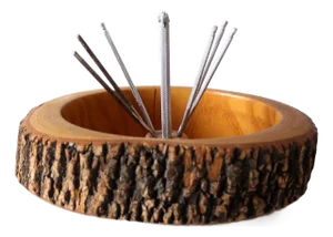 Mid-Century Nut-Cracker Bowl Set
