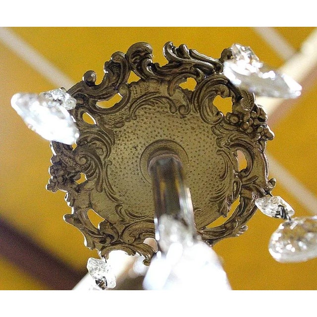 Crystal Chandelier, 1950s For Sale - Image 17 of 18