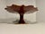 Modern Contemporary l'Objet Portugal Pedestal Cake Stand Brown With 24k Gold Trim For Sale - Image 3 of 8