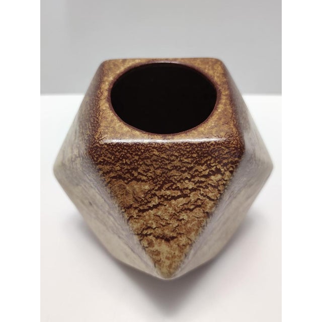 Postmodern Glazed Ceramic Pen Holder attributed to Giovanni Bertoncello for Schiavon, 1970s For Sale - Image 12 of 12