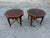 Pair of English Regency Style Inlaid Octagon Side Tables with Casters It features Inlaid Octagonal-shaped top with curved...