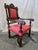Pair of Late 19th Century Renaissance Revival Oak Baronial Armchairs For Sale In New Orleans - Image 6 of 11
