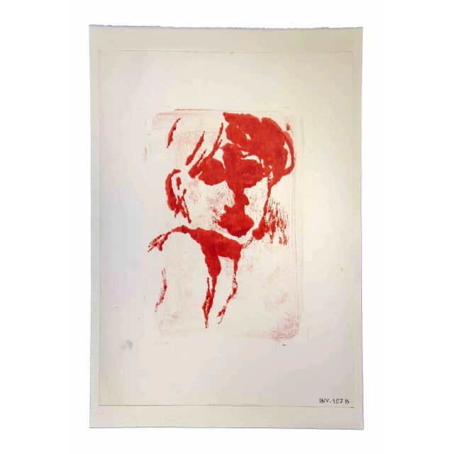 Portrait is an original artwork realized in the 1970s by the Italian Contemporary artist Leo Guida (1992 - 2017). Original...