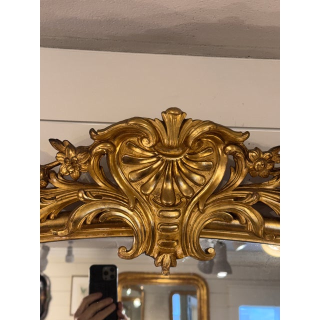 19th Century French Louis XV Style Mirror For Sale - Image 12 of 15