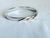 Vintage Italian 925 Sterling Silver Bypass Hinged Bangle Bracelet Italy Modern Sculptural Design For Sale - Image 10 of 14