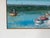 Wood 1977 Vintage Coastal Seascape Oil on Canvas Painting – Signed, Illegible For Sale - Image 7 of 12