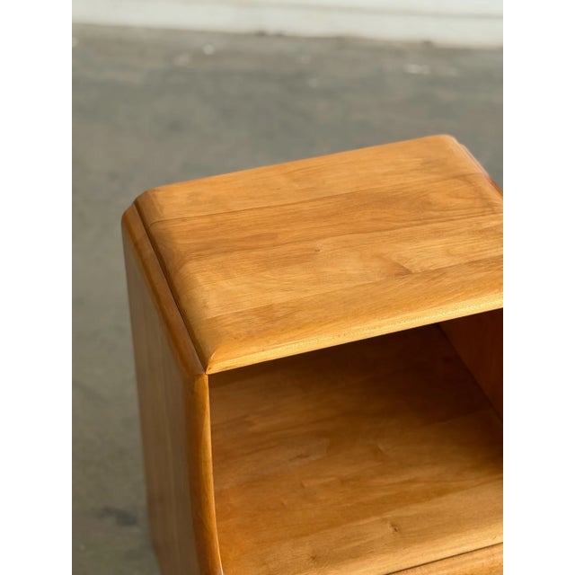 Dimensions W16 D13.5 H25.5 These restored vintage 1950’s nightstands from a popular collection of the time, the Stardust...