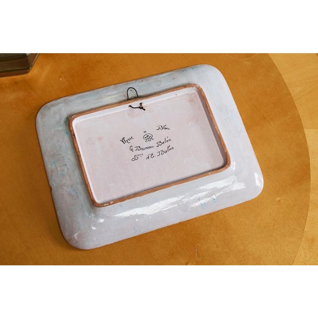 Renaissance Style Ulysse à Blois Dish in Earthenware, France, 19th Century For Sale - Image 10 of 12