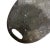 Carved from natural mineral, this oval tray is smooth to the touch and rich in dark gray tones: marbled, veined, and...