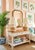 Serena & Lily Vintage Rattan Wrapped Off White Round Boho Ceramic Table Lamps- A Pair For Sale - Image 4 of 7