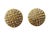 Crafted with timeless elegance, these clips round Dome earrings feature a sophisticated gold tone design adorned with...