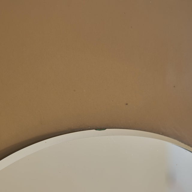 Italian Bronze Teardrop-Shaped Wall Mirror, 1960s For Sale In Chicago - Image 6 of 7