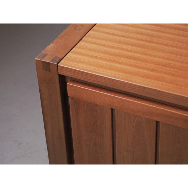 Vintage Two-Door Elm Sideboard, France, 1980 For Sale - Image 11 of 13