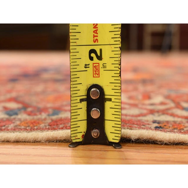 1910 4'x6'2" Midnight Blue Antique North West Persian Even Wear Wool Hand Knotted Rug For Sale In New York - Image 6 of 7